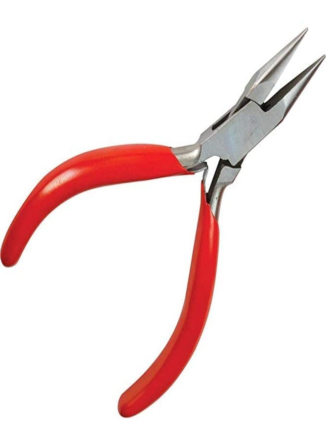 ATAR Plier For Wire Wrapping || Jewelry Making Plas Player Tool || Long Pin Nose Pliers Jewelry Pakad Tool || Size - 5 Inch (Colour of grip may vary) - Image 1